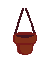 [HOUSE] Hanging Pot (red clay)