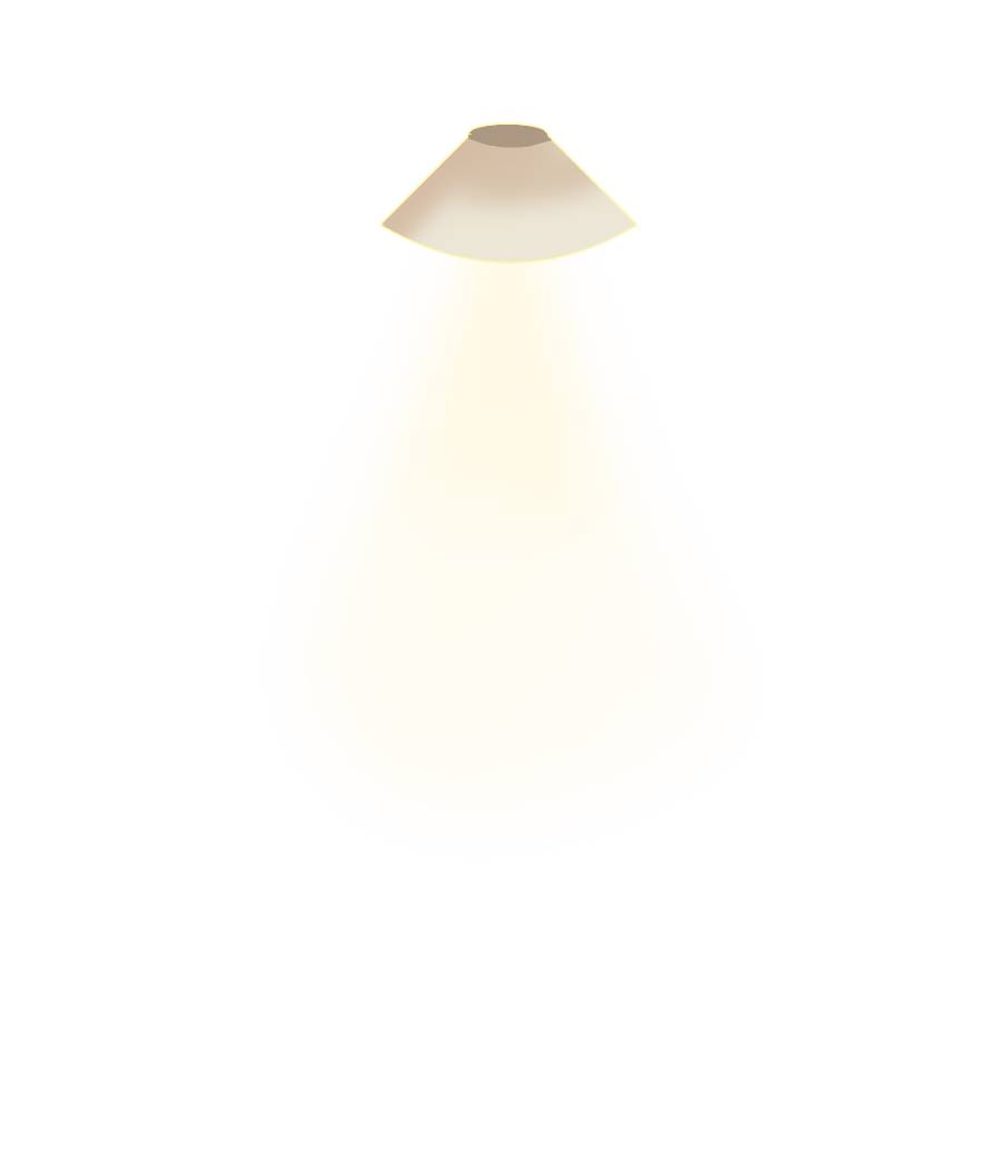 [HOME] Ceiling Lamp Cone (white)