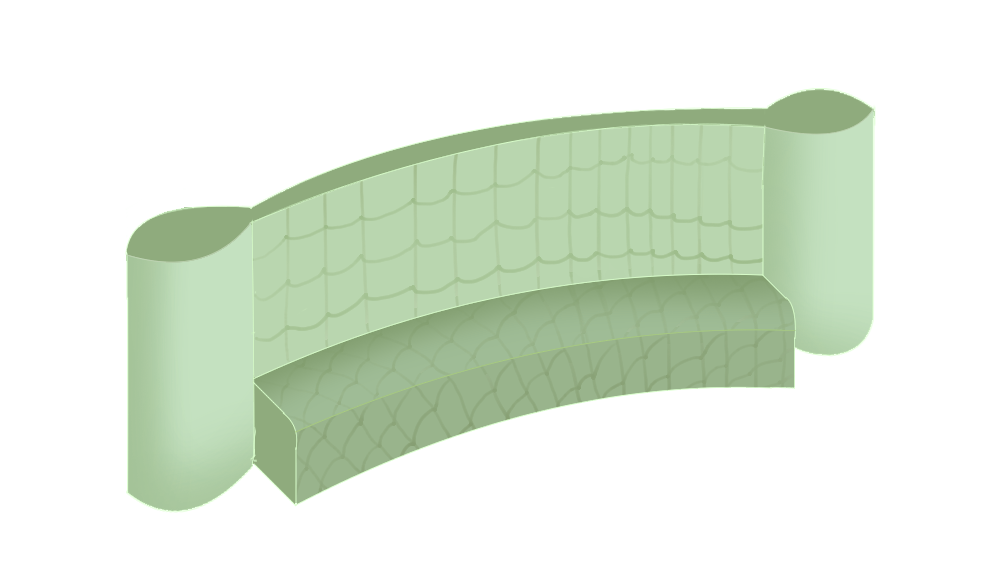 [HOME] Regal Lounge Sofa (Green)