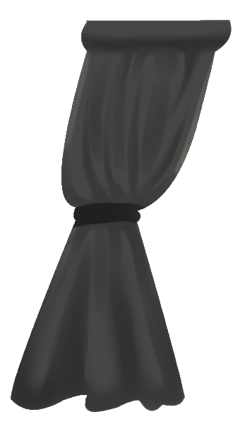 Tied Curtain: Dark