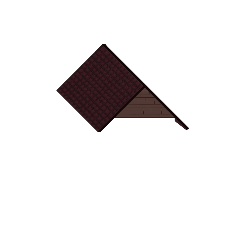 [HOUSE] Shingle Roofing: Brown