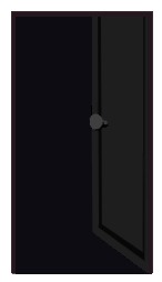 Creepy Open Door: Grey