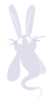 Light Sad Bunny Ghost