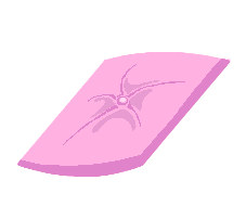 [HOME] Deco Flat Pillow (pink)