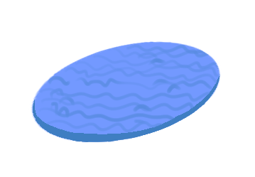 [HOME] Faux Door Mat (blue)