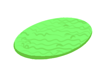 [HOME] Faux Door Mat (green)