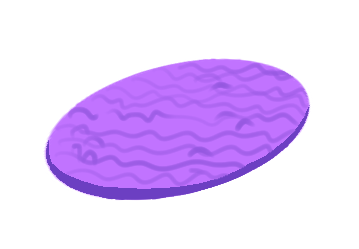 [HOME] Faux Door Mat (purple)