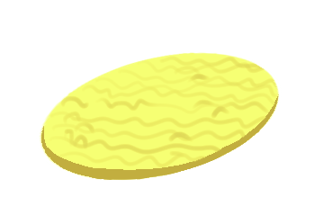 [HOME] Faux Door Mat (yellow)