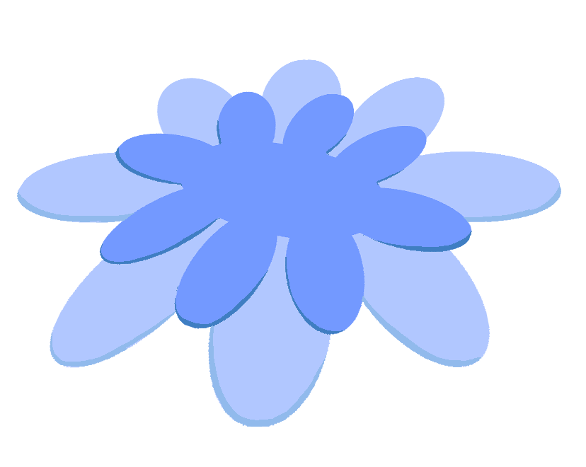 [HOME] Splat Rug (Blue)