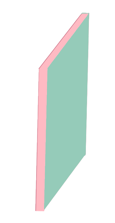 [HOME] Wall Partition (Pastel Blue)
