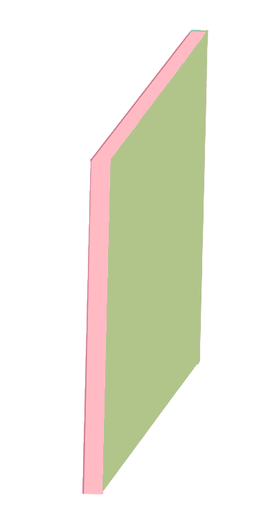 [HOME] Wall Partition (Pastel Green)