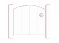 [HOUSE] Front Gate (white)